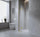 Glass Shower Screen 210cm Wall Channel in Gold