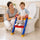 Potty Training Seat with Ladder for Toddlers | Foldable Step-Up Toilet Trainer