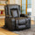Recliner Chair Electric Massage Chair Lift Heated Leather Lounge Sofa Black