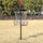 Disc Golf Basket 24 Chain Portable Target with 6 Disc Starter Set for Outdoor Play