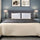 King Grey Linen Fabric Bed Headboard Bedhead