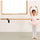 Wall-Mounted Ballet Barre – 150cm Beech Wood Home Dance Bar