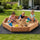 Large Wooden Sandpit – Octagonal Design with Tarp Cover