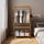 Heavy-Duty Clothes Rack – Bamboo Shelves and Lockable Wheels