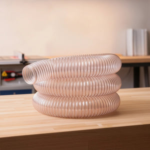 5m Dust Extraction Hose 100mm – Flexible PU Ducting for Workshop & Woodworking