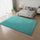 230x200cm Large Shaggy Floor Rug Area Carpet – Turquoise Soft Mat for Bedroom or Living Room Comfort