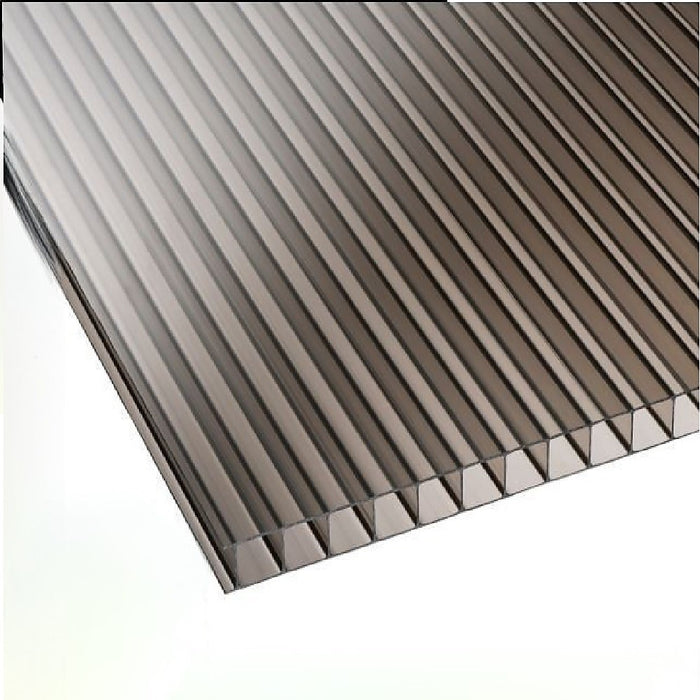 Polycarbonate Roofing Sheets Tinted Bronze UV Roof 610x1220mm 12 Pack