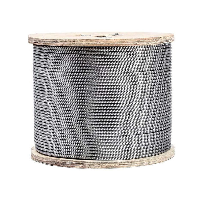 50m Stainless Steel Wire Rope Cable 5mm 316 A4 7x7 Balustrade Fence