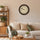 Classic Wall Clock Silent Non-Ticking Quartz Battery Operated Luxury Wood
