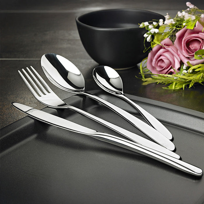 32 Piece Stainless Steel Cutlery Set Knives Fork Spoon Teaspoon