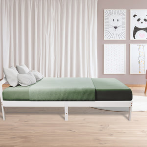 Natural Wooden Bed Frame Home Furniture - Double