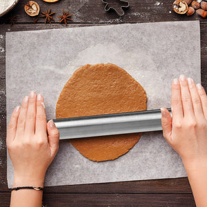 Professional Rolling Pin for Baking Premium 304 Stainless Steel Kitchen Rod