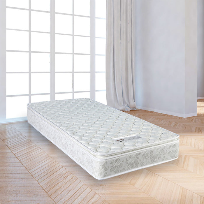 Palermo Single Luxury Latex Pillow Top Topper Spring Mattress