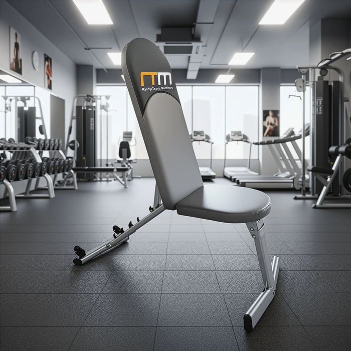 FID Flat Incline Decline Adjustable Bench Press for Home Gym Workouts