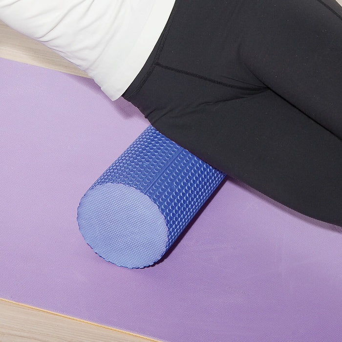 45 x 15cm Physio Yoga Pilates Foam Roller - Blue