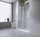 120cm Frameless Glass Sliding Shower Door – With Nickel Rail and Wall channel for Modern Bathrooms
