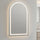 Arched LED Wall Mirror Bathroom Mirrors Makeup Anti-fog 600mm x 1000mm