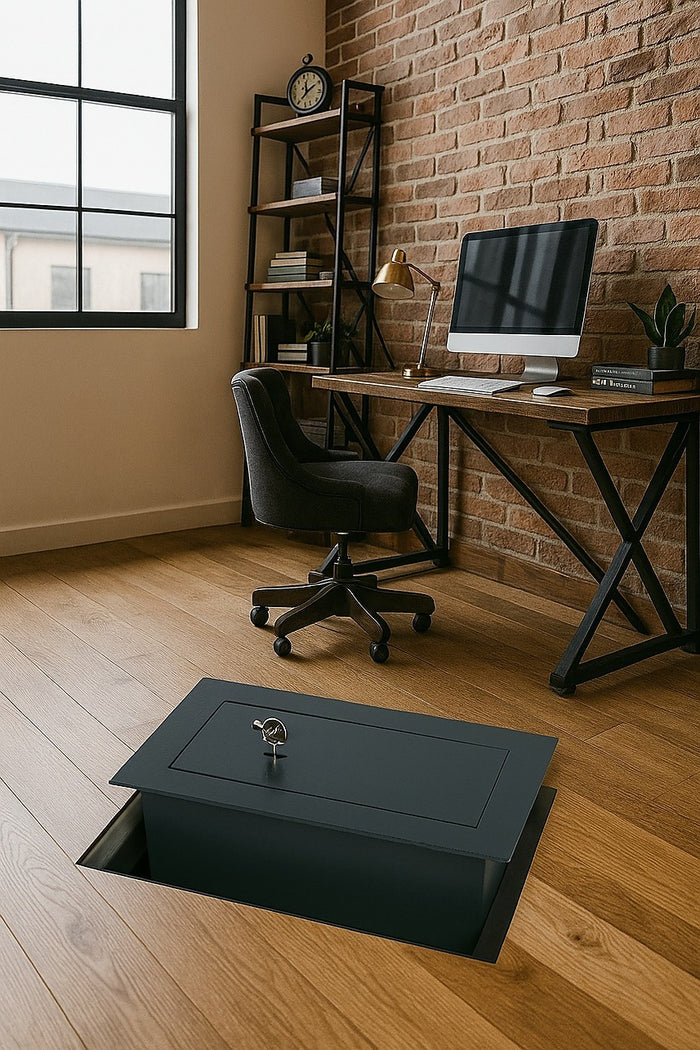 Underfloor Concealed Safe with Key – Heavy Duty Hidden Security Box