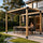 DIY Pergola Kit – Single with Black Screen Set with Brackets
