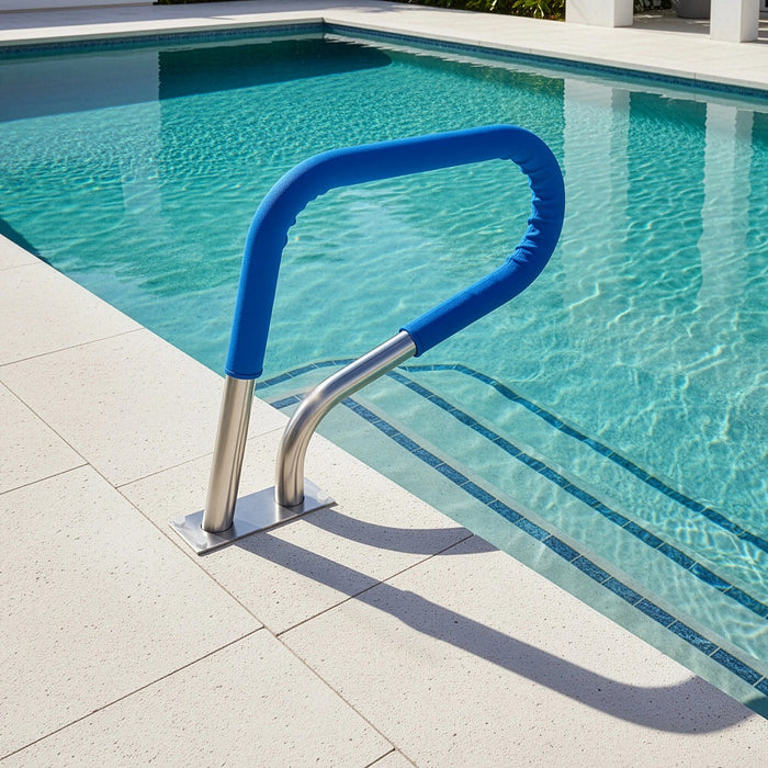 Swimming Pool Hand Rail Step Grab Rail 76.2x55.8cm with Drill Bit