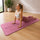 Non-Slip Yoga Mat with 8mm TPE, Alignment Lines and Carry Strap