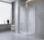 Glass Shower Screen 120cm Floor Channel in Chrome