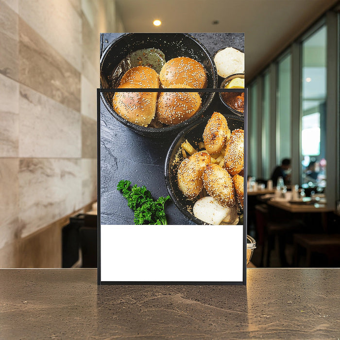 A1 LED Slim Advertising Lightbox Sign – Wall-Mounted Poster Board Menu Display Frame