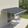 Automatic Retractable Awning 3x2.5m - Grey Outdoor Wall Sunshade