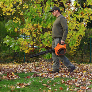 Petrol Leaf Blower 25.4cc 2-Stroke Petrol Hand Garden Yard Outdoor 