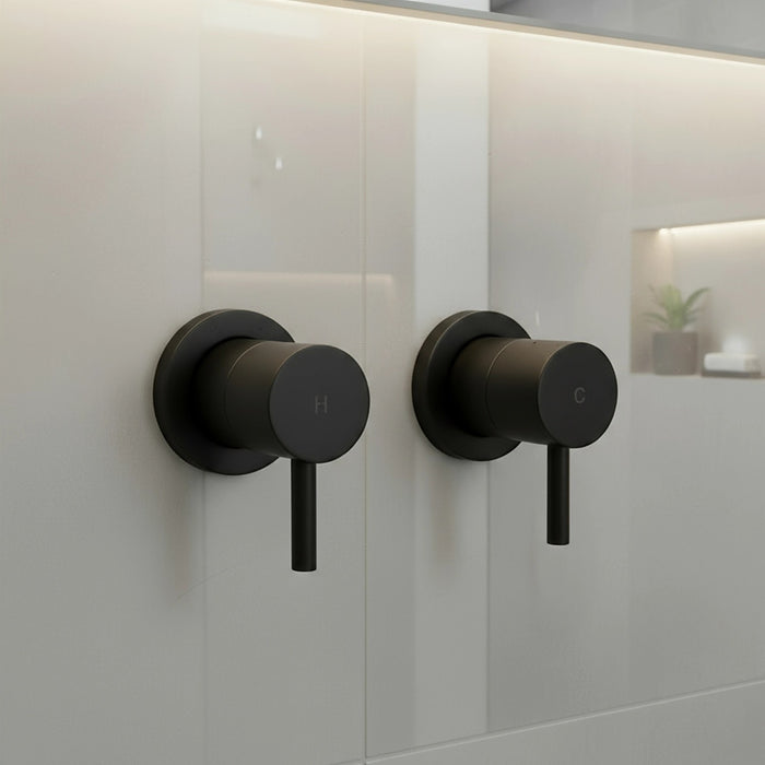 Bathroom Shower Bath Hot & Cold Mixer Tap – WATERMARK Certified Black