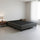 Queen Slatted Ensemble Bed Base - Graphite Linen Breathable Cover