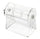 Acrylic Raffle Drum with Lockable Lottery Drawing Cage for Tickets & Raffle Balls