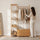 165x100cm Bamboo Clothes Rack Stand with Storage Shelves – Freestanding Garment Organiser in Wood