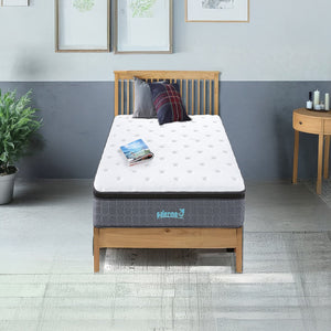 Mattress Single Euro Top Pocket Spring Motion Isolation CertiPUR-US Certified