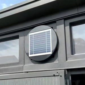 Solar Powered Roof Fan Ventilator Loft Vent for Boat RV Greenhouse Shed Caravan