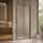 Semi-Frameless Shower Screen – Gunmetal, Front: (82~90)x195cm, No Side Return