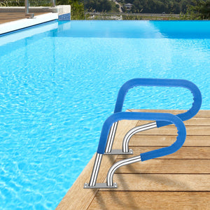 Swimming Pool Hand Rail Step Grab Rail 76.2x55.8cm with Drill Bit