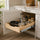 Pull Out Cabinet Drawer 35 x 53cm Pine Wood Soft Close Shelf