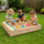 Wooden Sand Pit for Kids – Outdoor Play with Bench & Storage