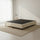King Single Slatted Ensemble Bed Base - Sand Linen Breathable Cover