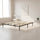 King Metal Bed Base with Slats – Heavy-Duty Steel Frame