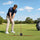 Golf Swing Trainer Portable Multi Functional Alignment Training Aid