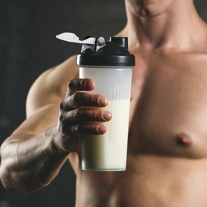 10× 700ml Protein Shaker Bottles – Supplement Blender Mixer Cups for Gym & Meal Prep