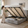 Gas Lift Bed Mechanism – King Bed Frame with Wooden Slats