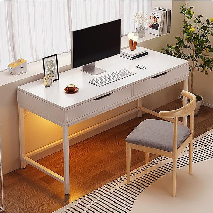 White Computer Desk PC Laptop Table Gaming Desk Home Office Study Furniture