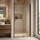 Semi-Frameless Shower Screen – Dust Brown, Front: (98~106)x195cm, No Side Return