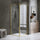 Semi-Frameless Shower Screen – Gold, Front: (82~90)x195cm, Side: (89~92)x195cm