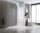 70x210cm Glass Shower Screen with Black F-brackets & Round Pole