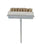 Stainless Steel Pizza Oven Brush Scraper 92cm Ash Broom