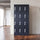 12-Door Locker – Black with 4-Digit Combination Lock | Secure Storage for Office, Gym or School Use